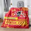 Football Fans Customize Your Name Blanket Warm Comfortable And Soft Blankets Are Suitable For Home Chairs Office Sofas Sofas Office Camping And Gifts
