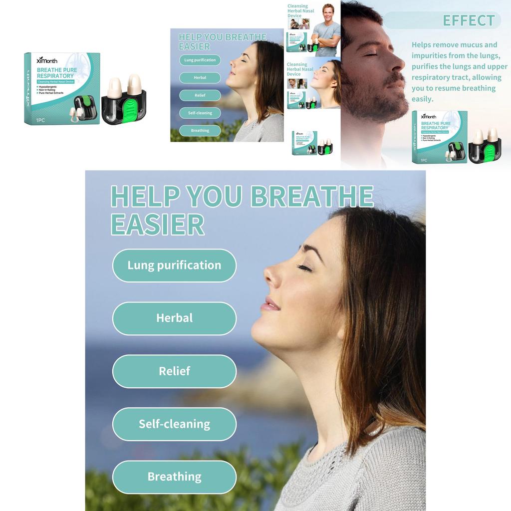 Ximonth Nasal Aspirator Ultra Gentle Effective Nasal Congestion Relief Device