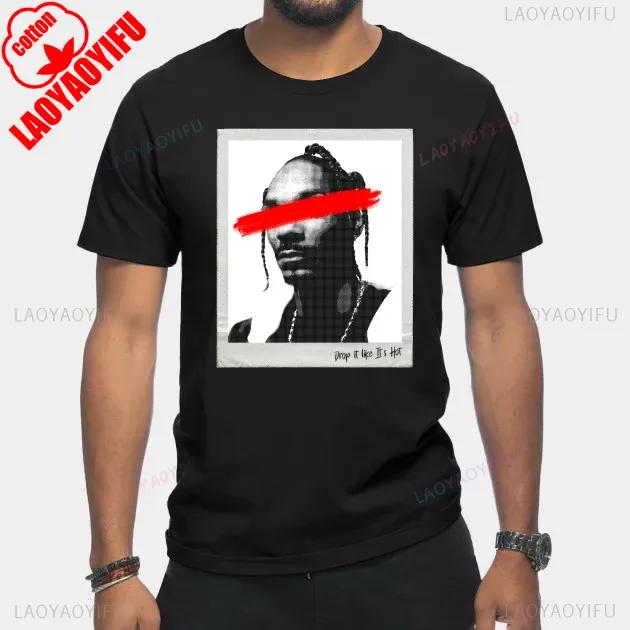 Hip Hop Star Snoop Dogg T Shirt Creative Printed Tshirt TopMale Women Dj Fashion Tee Rock Kid Harajuku Tees Men Cotton Clothing