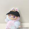 Doll Cap for Dollhouse Miniature 17cm Labubu Color Match Hat Kawaii Cute Doll Accessories Kids Girls Toys