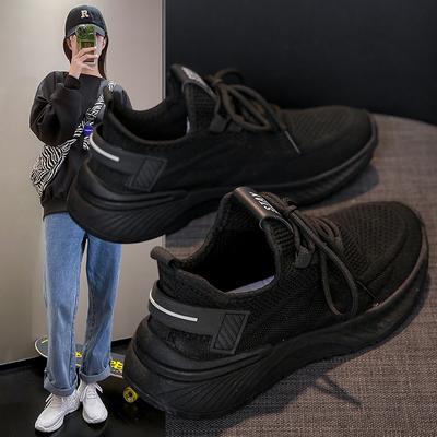 Flying Shoes Women's Shoes 2025 Summer New Mesh Shoes Women's Breathable Mesh Shoes Children's Sports Shoes Women's Versatile Running Shoes