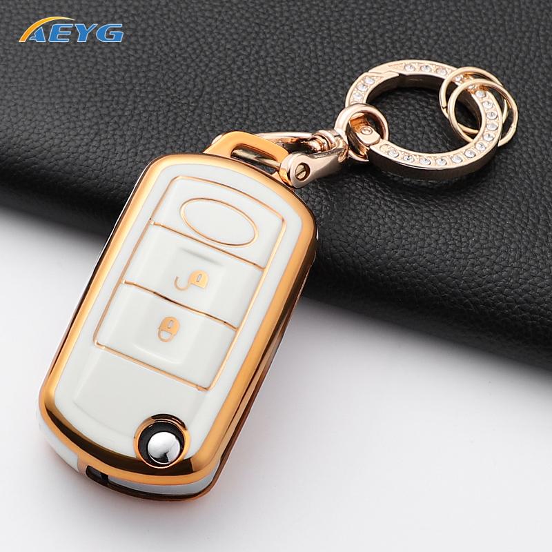 Mode TPU Autosleutelhoes Cover Shell Voor Range Rover Sport Vouge Land Rover Discovery 3 2006 2007 2008 2009 Keyless Accessoires