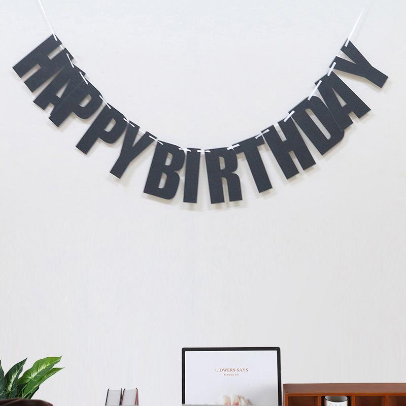 Creative Birthday Party Banner - Kids' Letter Decoration