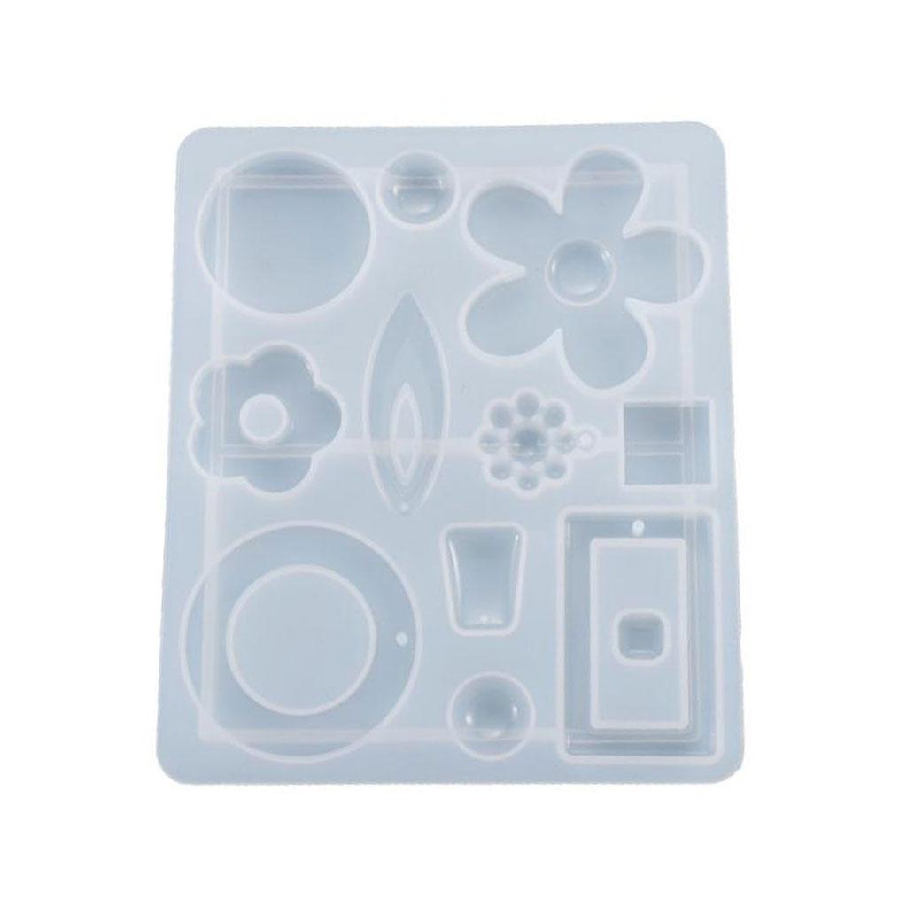 

Модные серьги-гвоздики литейная форма серьги ручной работы силиконовая форма серьги-подвески УФ-кристаллическая смола эпоксидная форма 11