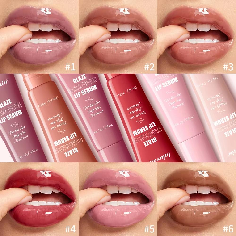 Lip Gloss Glowy Balm Tinted Lip Moisturizer Repairing Nourishing Lip Tinting Glow Liquid Lip Gel Hydrating Lips Care