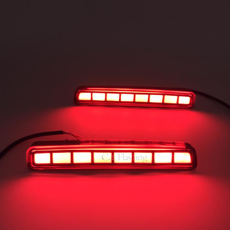 Car LED Rear bumper reflector light turn signal stop light brake lamp For Toyota Spade Esquire NOAH/VOXY 80 Prius 40 Scion tC
