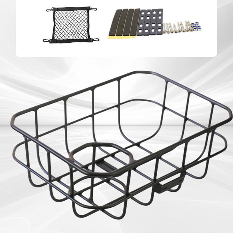 Basket For Mountain Bicycles Leisure Bike Basket Mountain Bike Basket Aluminum Alloy Basket Screw Accessories Included Cycling
