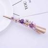 Headgear Spring And Summer High-End Hairpin, Women'S Adult Hairpin Alloy Paint Summer Disc Hair Ponytail Horn Clip