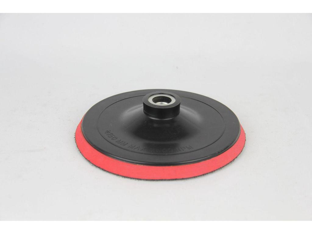 Red Cotton Polishing Pad: 3-7 Inch, Car Wax & Polish, Nylon Hook & Loop, M10/M14 Options