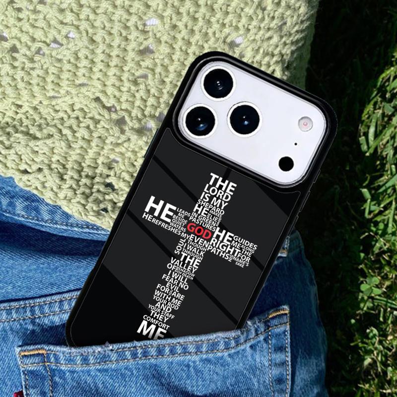Cross on Bible Christian Catholic Phone Case Cover for IPhone 11 12 13 14 15 16e 17 Pro Max Coque for IPhone 17 Air