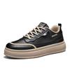 Warrior Casual Commuting Fashion Simple Trendy Versatile Lightweight Durable Non-Slip Low-Top Lifestyle Shoes Men sneakers Black WXP(WZ)-239501