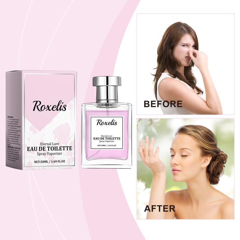 Roxelis 50Ml Rose Pheromone Perfume Light Floral Fragrance Dating  Seductive Elegant Lady Romantic Glamour Perfume