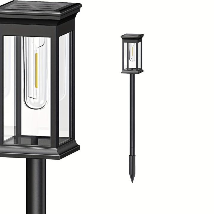 Solar Pathway Lights Outdoor Solar Lighting Garden Lamp Waterproof Landscape Lights Walkway Driveway Lawn Light Garden Decor New