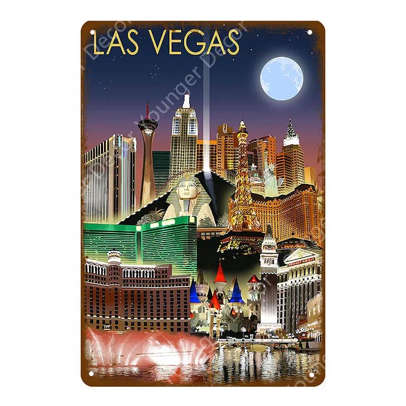Tourism Metal Signs Travel Cities Country Plate Mexico Tokyo Poster Vintage Plaque Souvenirs Festival Gift Home Room Decor YJ020