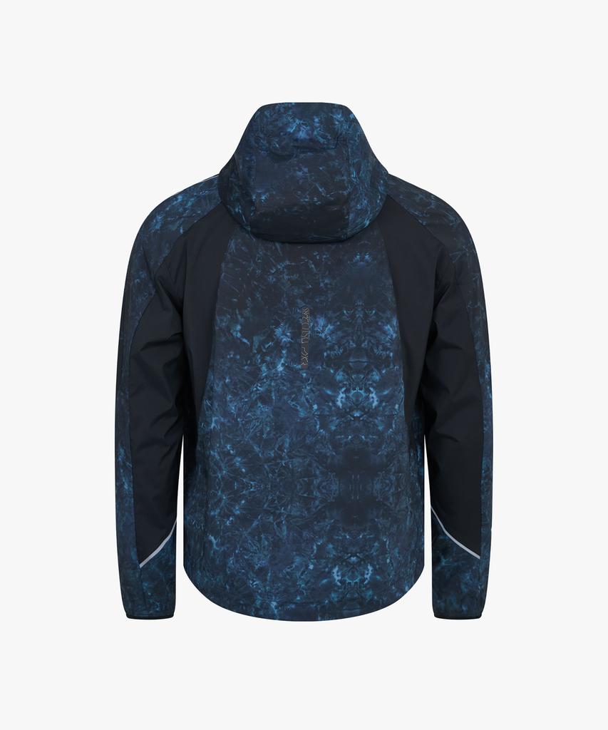 Spyder Men'S Running Pattern Hooded Zip-Up Jacket Spkfcnjk231Mdgn