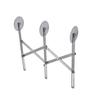 3 Wheel Stainless Steel Pastry Cutter   Expanded 3 Wheel Pastry Cutter for Dough Pizza Baking