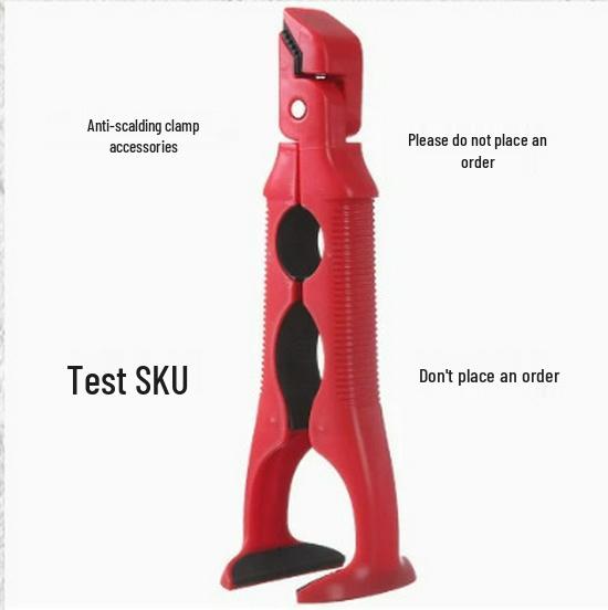 Triple-Function Heat-Resistant Bowl and Plate Lifter: Anti-Scald, Non-Slip Kitchen Clip