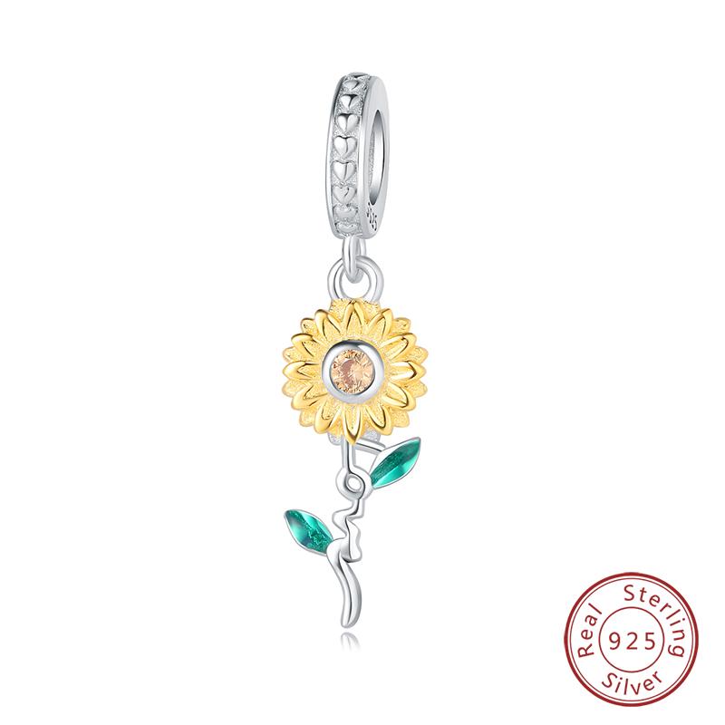 100% Copper Butterfly Fairy Dream Ocean Shell Pearl Mermaid Sea Turtle Sunflower Charms Beads Fit Qikaola Bracelets