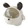 This Is A Cute Household Trash Can with A Lid Large Capacity Mini High-sensitivity and Multi-functional for The Office
