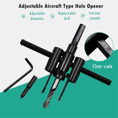 Type Cutter Hole Opener 120/200/300mm Wood Circle Saw Drill Bit
