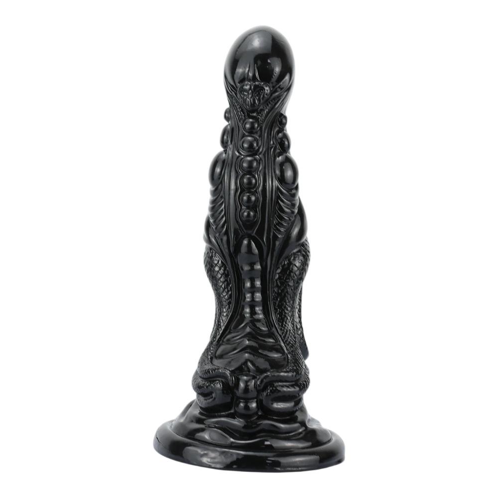 Black Dildo Irregular Anal Plug, Alternative Harem Expander Female Masturbator Adult Erotic SM Toy