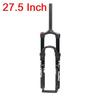 Bolany Mountain Bike Fork Suspension Double Airbag, Red Bike Front Straight Tube, Shock Absorber, Magnesium Alloy, Bike Accessor