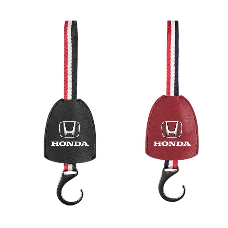 1Pcs PU Leather Car Seat Back Hooks Interior Accessories For Honda Civci FIT MV6 CRV Accord Jazz HRV Stepwgn Prelude Insight