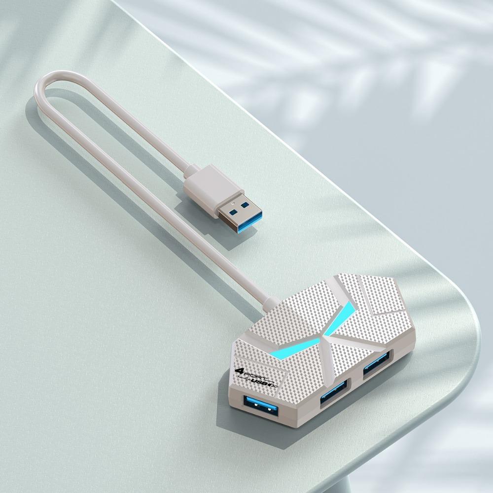 7 Port USB 3 0 Hub High Speed Data Transfer Laptop PC Multi Functional Expander Dock for External Devices