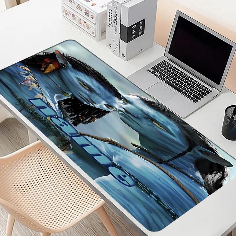 Custom Name Personalized Avatar Pattern Mousepad, Laptop PC Desk Mat, Decorative Desk Mat for Home Keyboard Pad Gift