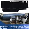 Für Nissan Serena Suzuki Landy C25 3. Gen 2005-2010 Armaturenbrettabdeckung Armaturenbrettmatte Teppichpolster Sonnenschutzpolster Visier Zubehör