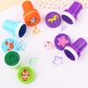 10pcs/Set Children Toy Stamps Cartoon Animals Fruits Kids Seal For Scrapbooking Stamper DIY Scrapbook Cartoon Stamper Toys