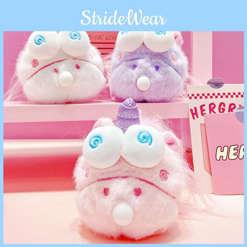 Original Enchanting Unicorn Keychain With Bubble Blowing Plush Design In Colors Adorable