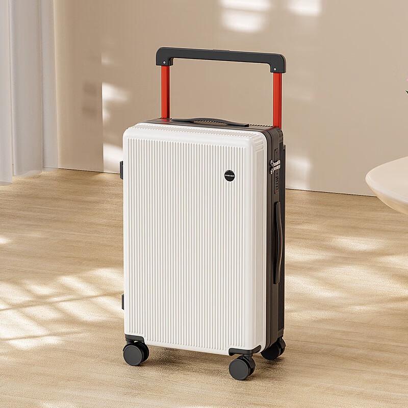 WEZHO Wide Rod Anti-Scratch Luggage with Cup Holder & Silent Wheels
