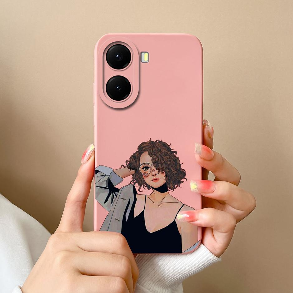 Cases For Xiaomi PocoX7 X7Pro Colorful Love Heart Girl Dustproof Drop-Resistant Portable Bumper For Xiaomi Poco X7 Pro Housing