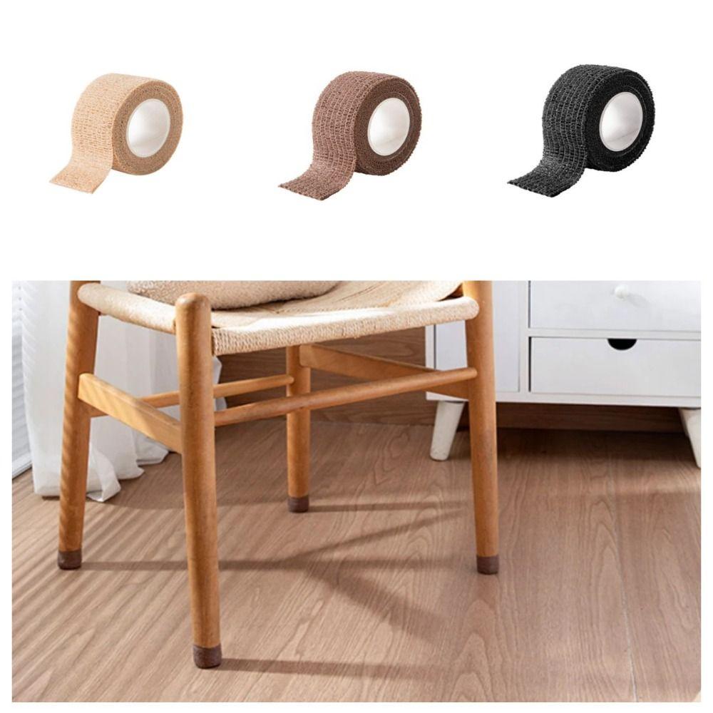 4 Rolls Self Adhesive Furniture Foot Pad Tape Non Woven Chair Legs Pad Home