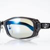 Zeque Polarized Sunglasses DD Matte Black with TRUEVIEW FOCUS and BLUE MIRROR F-2162