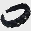 French Retro Braided High-Grade Headband: High Skull Top, Non-Slip, Perfect for Washing Face.