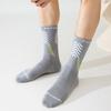Men's Autumn Leisure Trend Running Cycling Basketball Sports Breathable Sweat-absorbing Boneless Tube Socks
