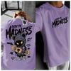 European and American Men's New Design Summer Cartoon Print Micro Elastic Breathable Round Neck T-Shirt Outdoor Street Top