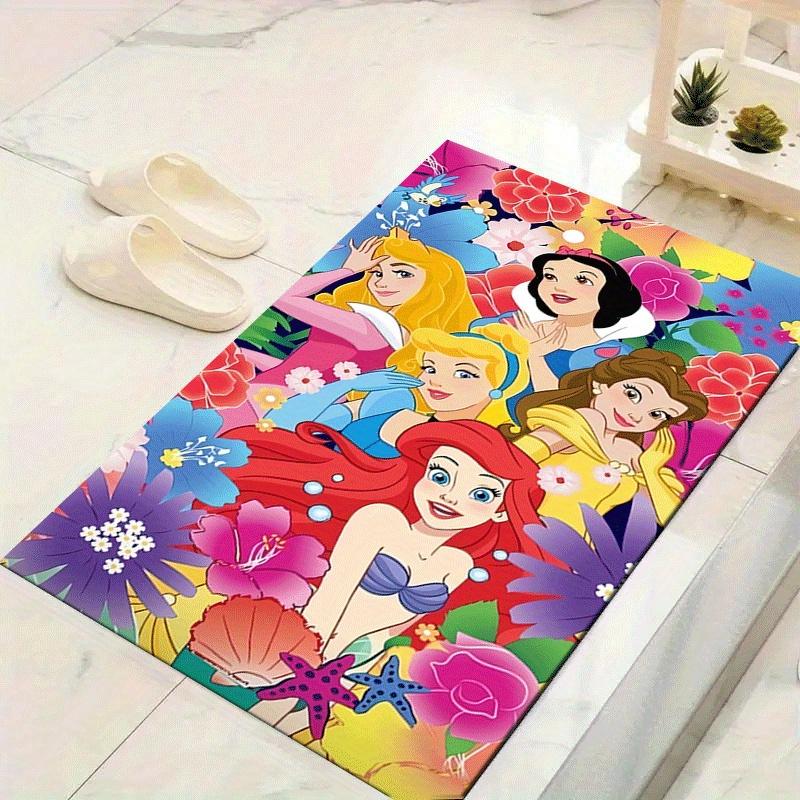 1pc Princess Pattern Area Rug Soft Flannel Floor Mat for Living Room,Office,Bedroom and Carpet 60cm by 90cm