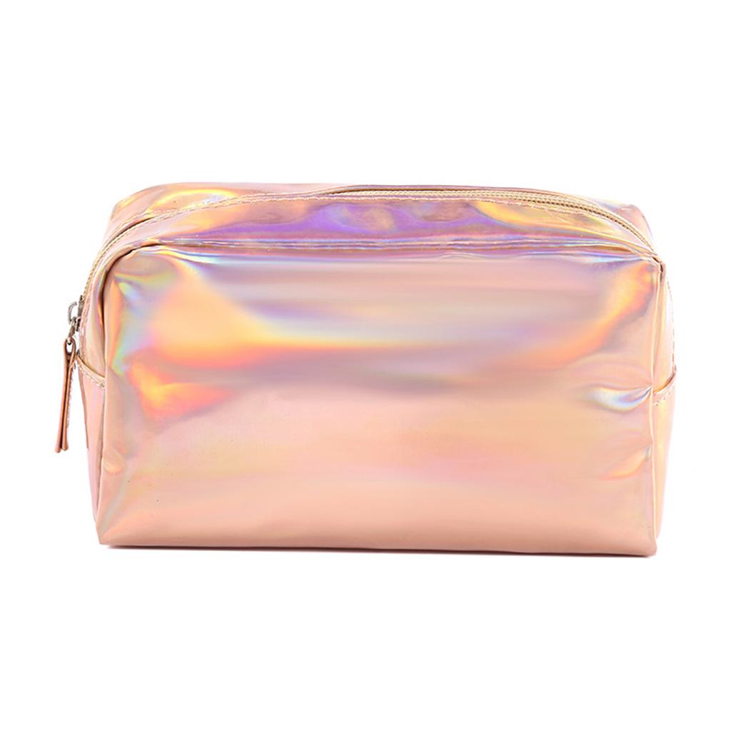Portable Lasered Cosmetic Storage Bag Lightweight Wear Resistant Wash Bag For Jewelry Headphone