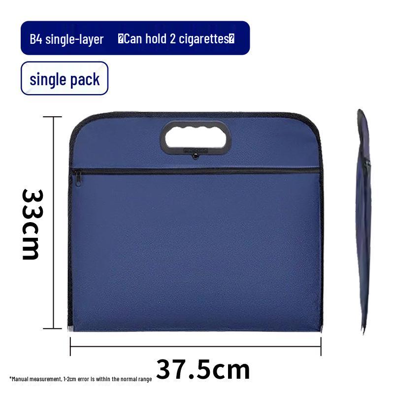 Oxford Cloth Waterproof Document & Cigarette Canvas Briefcase
