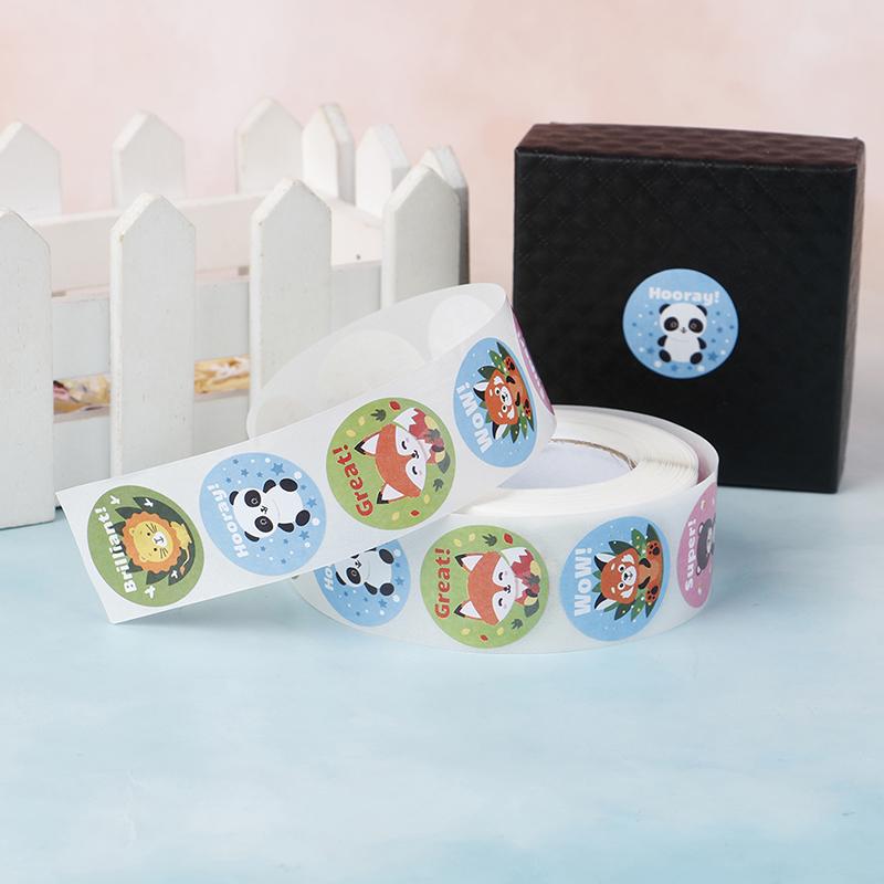 500Pcs Teacher Reward Stickers Cute Animal Stickers School Motivational Stickers