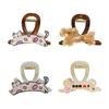 Cartoon Bow Knot Shark Clip Cat Dog Hairgrips Hair Bun Bow Hair Claw  Girl Lady Women