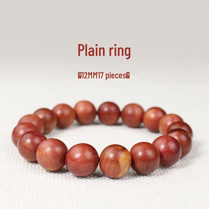 Cypress Hand String 2.0: Fragrant Wood Buddhist Beads Bracelet for Couples, 108 Red Blood Skin Cypress Beads
