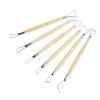 6Pcs Double Ended Wax Carving Clay Sculpting Tools Set Pottery Modelling Shaping Craft Kit