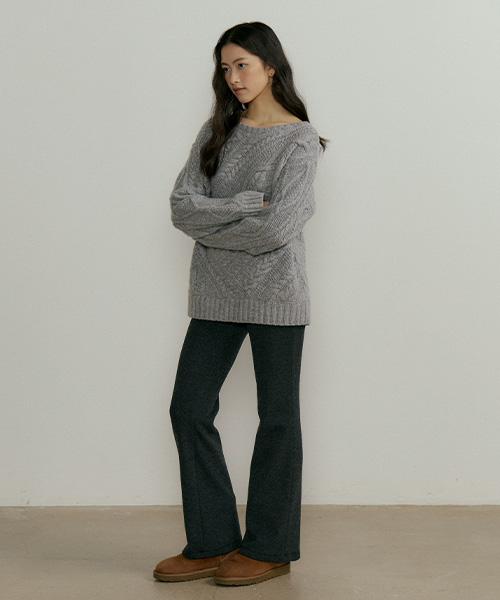 Lingseoul Fishermans Knot Knit-Melange