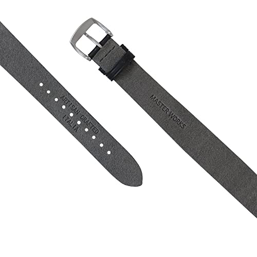 MASTER WORKS Quattro 002 MW07SI-EDBKG8 Men's Watch, Made in Japan, Quartz Movement, 41mm, Leather Strap, Chronograph, Black