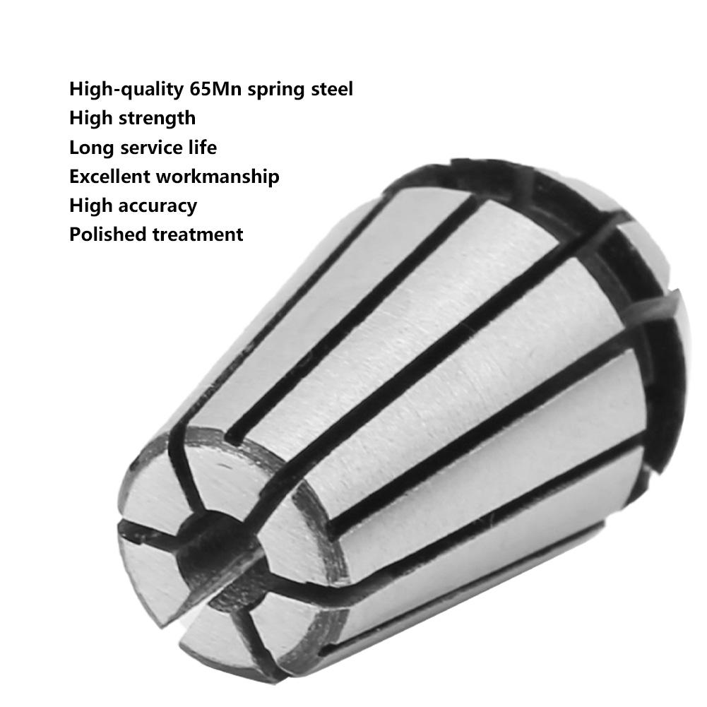 65Mn Steel 0.008mm ER11 CNC Machine Milling Tool Spring Collet Chuck Holder(1 8mm)