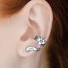 Cute Fox Ear Ear Clip Women's New Retro Fashion Creative Small Animal Earrings Earclip Jewelry